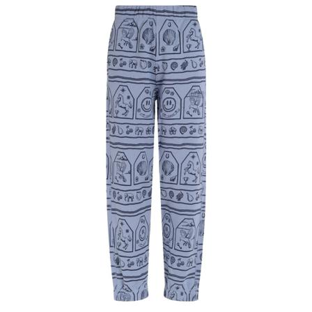 Ganni, Jogging print Blauw, Dames, Maat:S,polyester