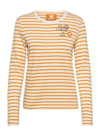 Moa Long Sleeve Kick T-shirts & Tops Long-sleeved Multi/mönstrad Wood Wood