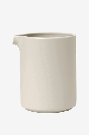 Blomus - Gräddkanna Pilar Glaserad Keramik 280 ml - Vit - Kannor & karaffer - Från Homeroom