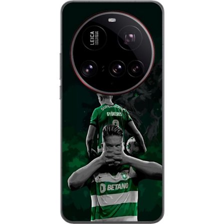 Yhteensopiva Puhelinkuori Xiaomi 15 Ultra Neonmotiivi, jossa teksti "Gaming is in my DNA" sinisenä ja punaisena tiiliseinällä, jossa loistava DNA-spir