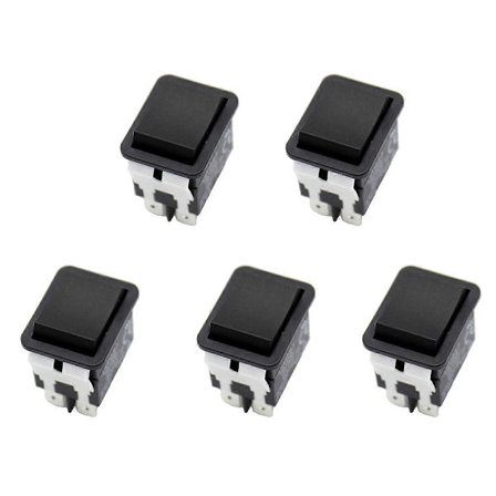 HY12-9-3 6-stifts industriell elektrisk vippströmbrytare 125V/250V tryckknapp