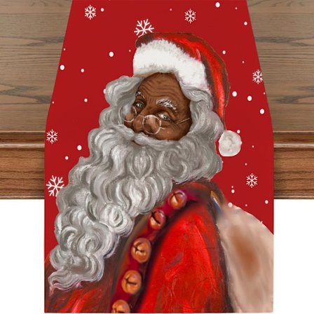 5 stk. Vinter Bordløber, Køkken Spisebord Dekoration, Juleferie Hjem Dekoration Indendørs Udendørs Fest Tilbehør