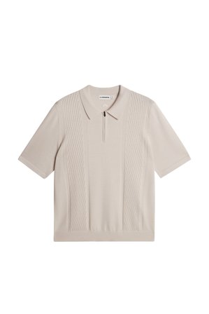 J.Lindeberg - Remy Structure Zip Knit Polo - Grey - Homme - L