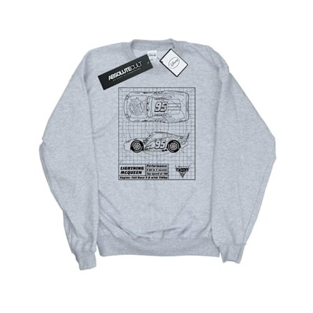 Disney Dam/Kvinnor Bilar Blixten McQueen Ritning Sweatshirt