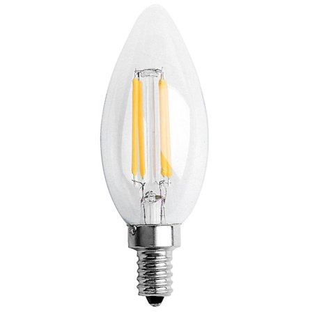 E12 4W Edison Lyspære med Glødetråd LED-lampe 10*3.5cm