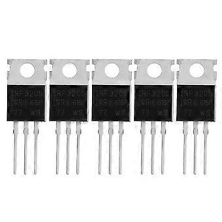 5 stk. IRF3205 Power Transistor Field Effector IRF3205PBF TO-220 MOSFET Rør Ny