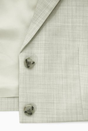 COS Femme Blazer Regular Court En Laine in Beige