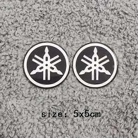 3D Yamaha Dekaler Emblem Logotyp Dekal Guld Vit Svart Klistermärke Fordonsfoliering_Speciella gåvor