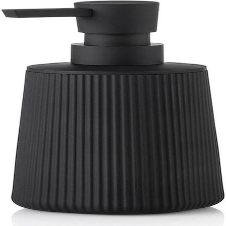 2 st Tvålpumpset Fristående Svart för Kök Badrum Toalett 17x7cm