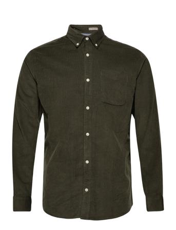 Jjeclassic Corduroy Shirt L/S Sn Skjorta Casual Grön Jack & J S