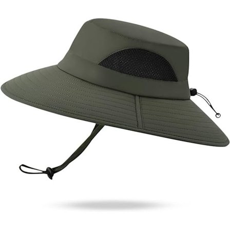 Solhatt for menn og kvinner, sammenleggbar med bred brem, bøttehatt for utendørs