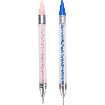 2 stk Rhinestone Diamantmaling Penne Værktøjer til 5D DIY Maleri Gem Voks Picker Værktøj