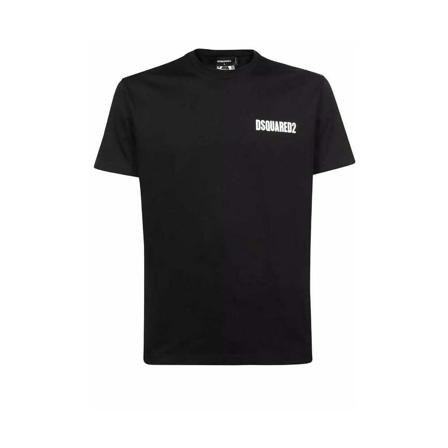 Dsquared2 T-Shirts , Zwart , Heren , Maat: S