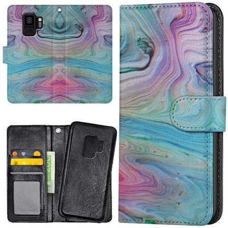 Samsung Galaxy S9 - Lompakkokotelo/Kuoret Maali Kuosi
