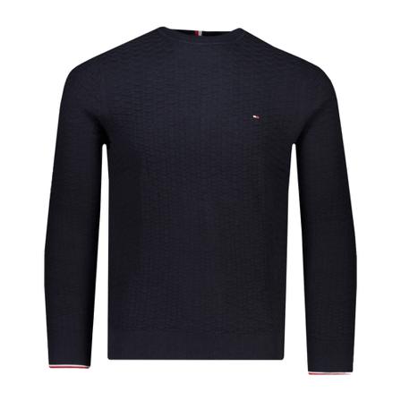 Tommy Hilfiger Trui Blauw , Blauw , Heren , Maat: 2XL
