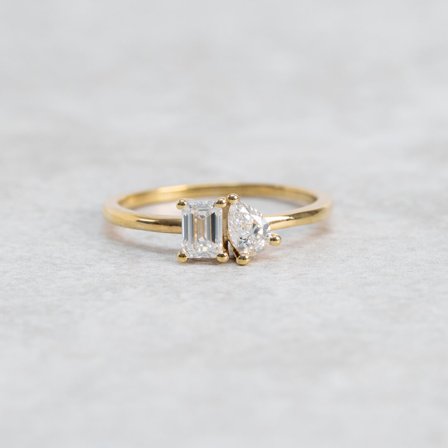 Förlovningsring Strandglim, 18K rödguld - Förlovning- och vigselringar