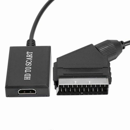 HDMI till Scart-kabel HDMI till Scart-adapter HDMI till Scart-omvandlare Videoadapter