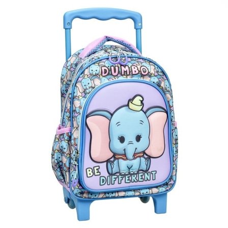 Disney Dumbo Be Different rullande ryggsäck för förskolebarn, väska 30 cm
