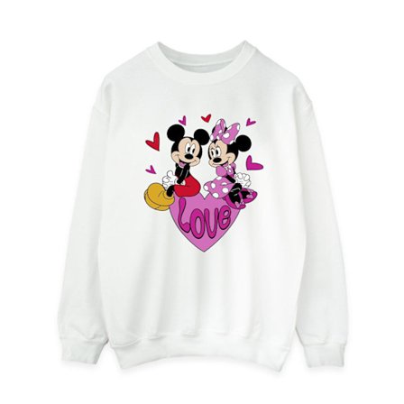 Disney Dam/Dam Love Hearts Musse & Mimmi Pigg Sweatshirt