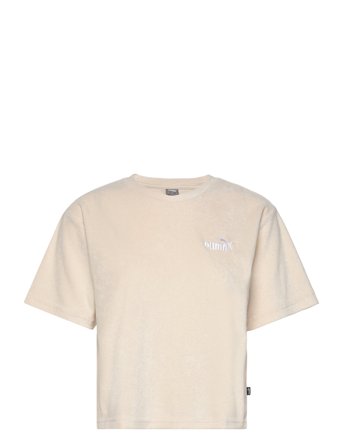 PUMA | Ess Elevated Relaxed Cropped Tee | XS