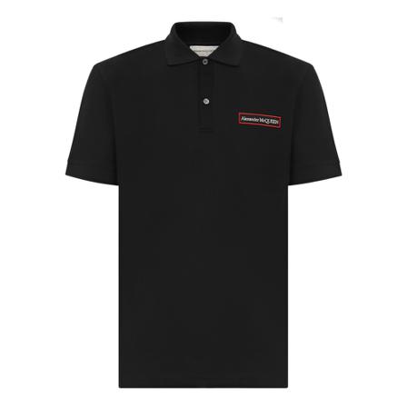 Alexander McQueen Polo , Zwart , Heren , Maat: S