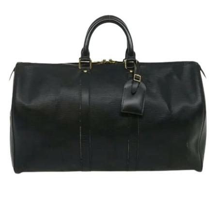 Louis Vuitton Vintage, Pre-owned Leather louis-vuitton-bags Zwart, Dames, Maat:ONE Size