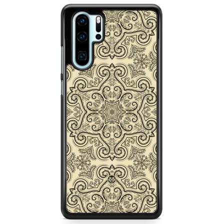 Bjornberry Hårdskal Huawei P30 Pro - Beige Retromönster