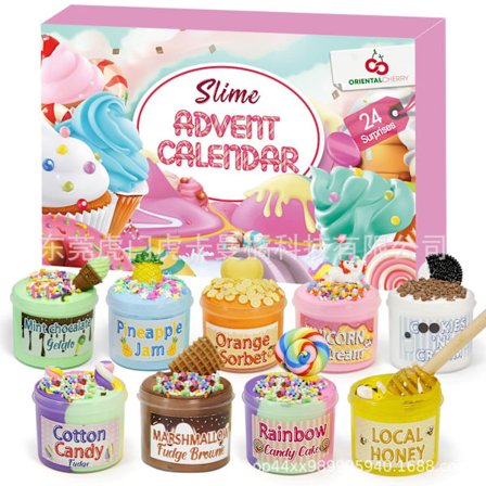 Julekalender 2025 | 24 Dages DIY Ler Kage Spand Jule Nedtælling