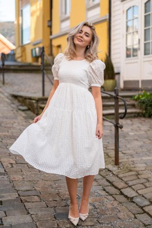 Kaja Dress Cloud Dancer