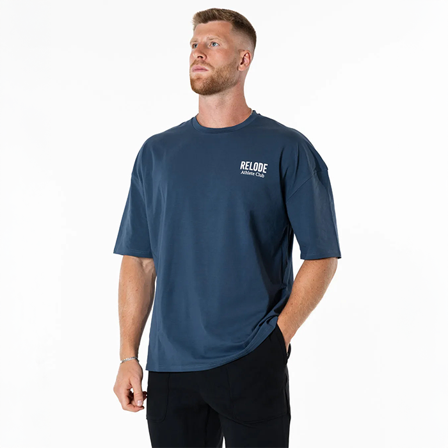 T-shirts Relode Athlete Club T-shirt Blå - Bodyman.dk