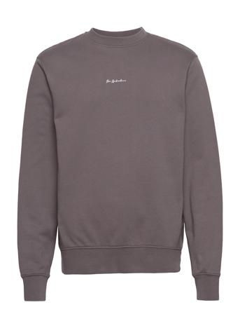 Casual Crewneck Sweatshirt Trøje Grå HAN Kjøbenhavn