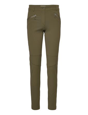 Sacha 2 Trousers Slimfit Housut Pillihousut Khaki Green Andiata