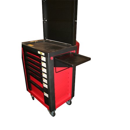 Pappershållare med hylla