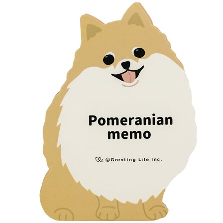 Greeting Life Pomeranian Memo Kladblok