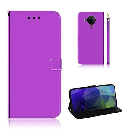 Mirror Nokia 5.4 fodral - Lila