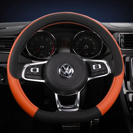 D-formad bilrattkåpa kompatibel med VW Jetta 6 2017-2021 Golf 7 Scirocco Bettle 2012-2021 Tiguan 2019 2020 biltillbehör