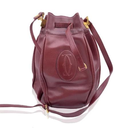 Cartier Vintage Pre-owned Shoulder Bags Rød, Dame Vintage Tasker, Størrelse: ONE Size
