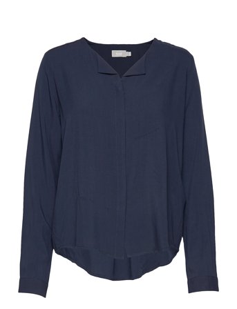 Frhazavisk 1 Shirt Bluse Langermet Blå Fransa*Betinget Tilbud