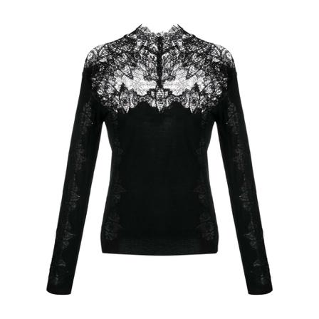 Ermanno Scervino, Turtlenecks Zwart, Dames, Maat:M