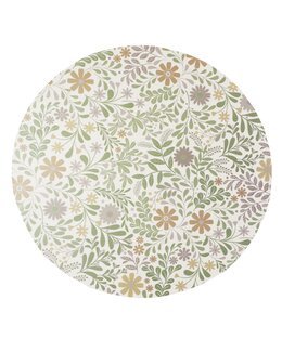 Bordstablett Backa småblommig rund 1-pack Persika - Redlunds