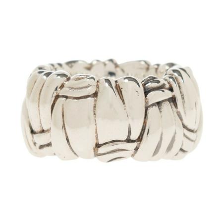 Bottega Veneta Rings Grå, Dame Ringe, Størrelse: 52 MM