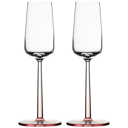 Iittala Essence samppanjalasi 21 cl, rose, 2 kpl