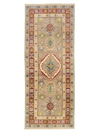 Kazak Fine Rug Hand Knotted 80X196 Runner Afghanistan