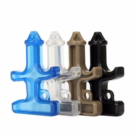 /Hc/4 st Utomhus Självförsvar Nylon Plast Stål Försvar Duron Borr Stinger Ring Utrustning Självförsvar Sting Ring Verktyg