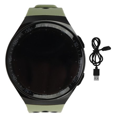 Mænds Digitale Sportsur Bluetooth 1,28 Tommer HD Skærm IP67 Vandafvisende Elektronisk Musik Smartwatch til Fitness Grøn