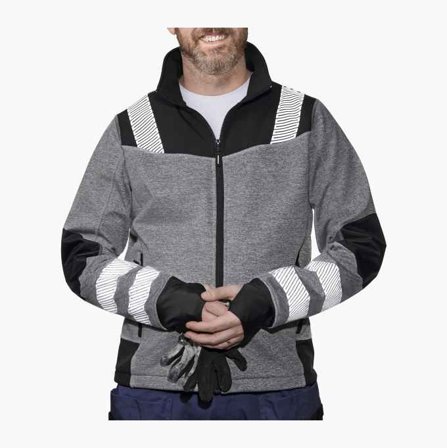 Fleecejacka med reflex herr S - Biltema