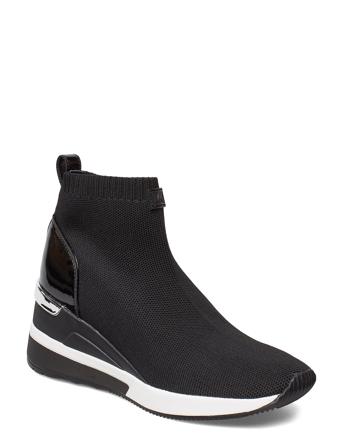 Active Wedge Skyler Bootie Höga Sneakers Svart Michael Kors