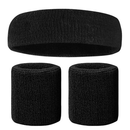 Svedbåndssæt Farverige Hårbånd Håndledsband Elastisk Atletisk Svedabsorberende Svedbånd