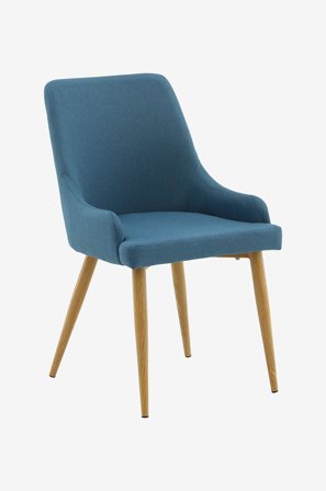 Venture Home - Tuoli Plaza 2-pack - Sininen - Käsinojalliset tuolit - - Homeroom