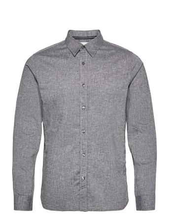 Linen Ls Shirt Grey Calvin Klein Jeans